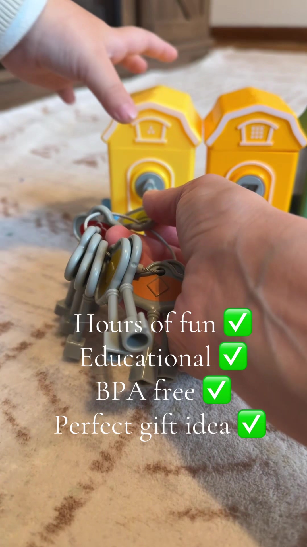 We LOVE our Montessori toy train. BPA free and endless hours of fun AND learning is a win in our books. #momsoftiktok...