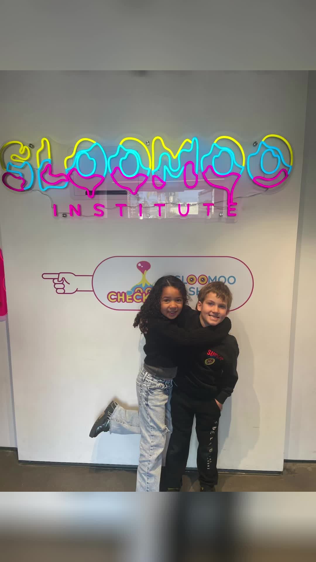 Had a blast at the SLOOMOO slime museum! #kidtok #slimetime #momtok #momlifevibes @Z'dra Jaye