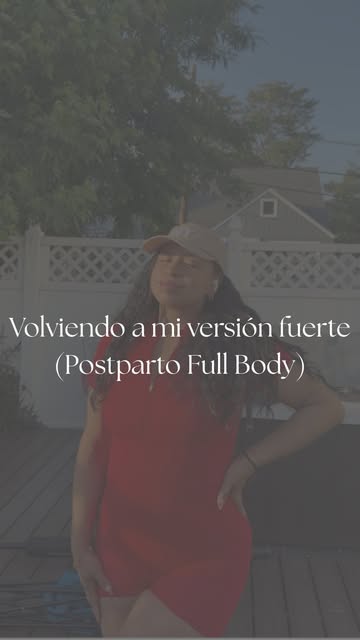 Volviendo a mi versión fuerte (Postparto Full Body) Esta rutina está pensada para mamás en postparto. No soy profesio...