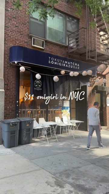 I love $11 onigiri 🍙 nyc 📍 #tokuyamatchaonigirazu #onigirazu #eastvillage #nyceats #nyc @tokuyamatcha