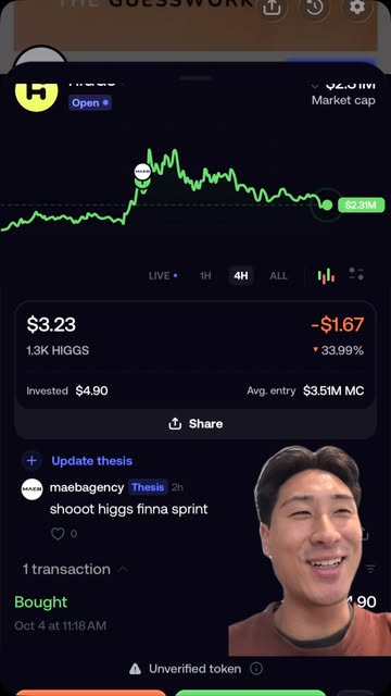 Bought my first meme coin today 🤣 Name another person that goes on as many side quests as me… I’m waiting 🤓 #memecoins