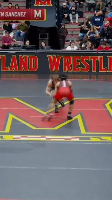 First career Big Ten dual win for Ashton Jackson 💪 The pride of La Porte, Indiana! 💻 B1G+