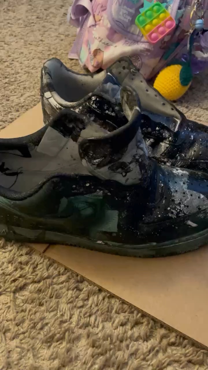 I made custom Air Force’s
