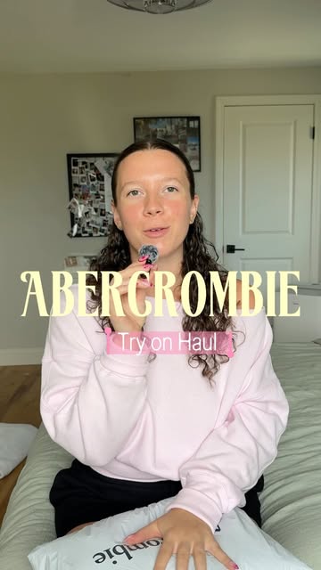 We’re back with another haul!! Fall is HERE, so it’s time for some cozy clothes 🍁 . @abercrombie #abercombie #ootd #...