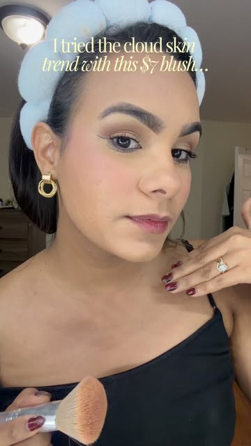 ☁️ I tried the cloud skin trend with this $7 e.l.f. blush from CVS! I love how soft and natural the finish looks. 🤍...