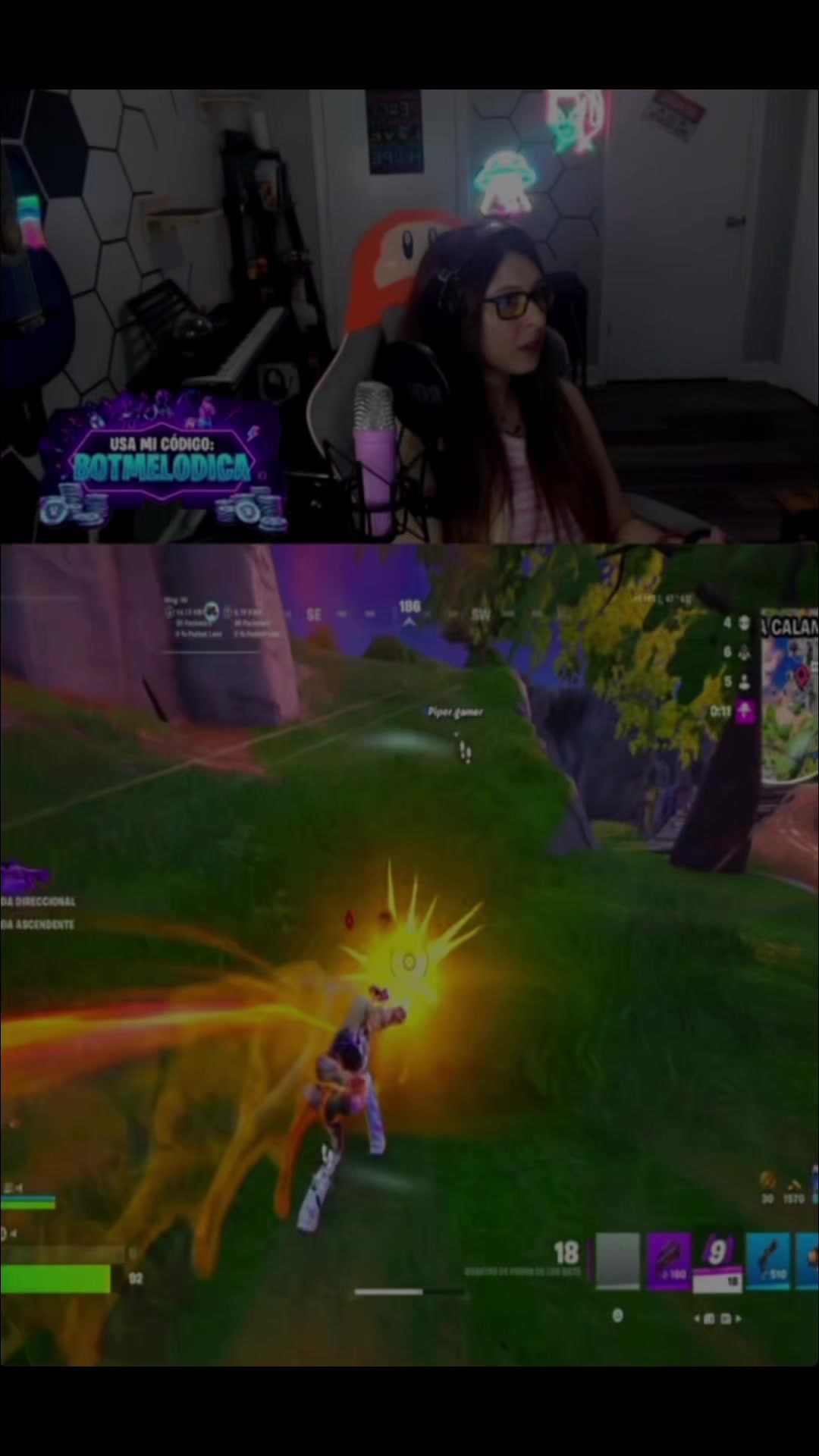 Toda una pro siendo bot 💁🏼‍♀️ #🌈🌈🌈🌈 #gamergirl💕 #fortnite #gaminglife #CapCut