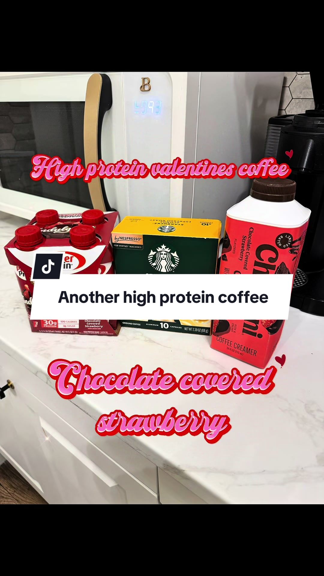 So freaking yummy and gets me half way to my protein goal for the day #highproteinhack #proteincoffeerecipe #linkinmybio