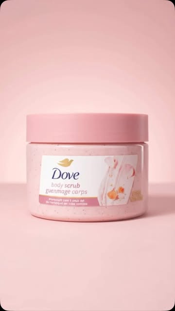 Say goodbye to dry, dull skin. The @Dove [ShoppingBrand] Body Scrub gently exfoliates while giving your skin a massiv...