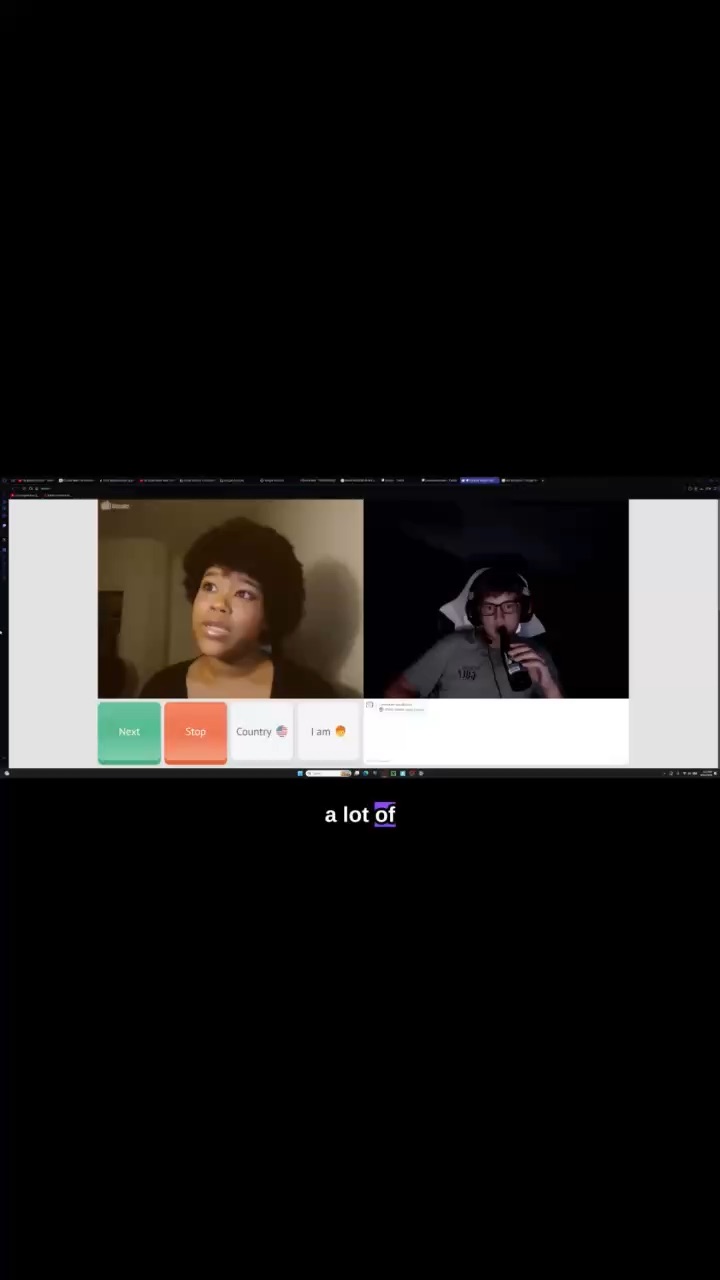 Omegle girl clip