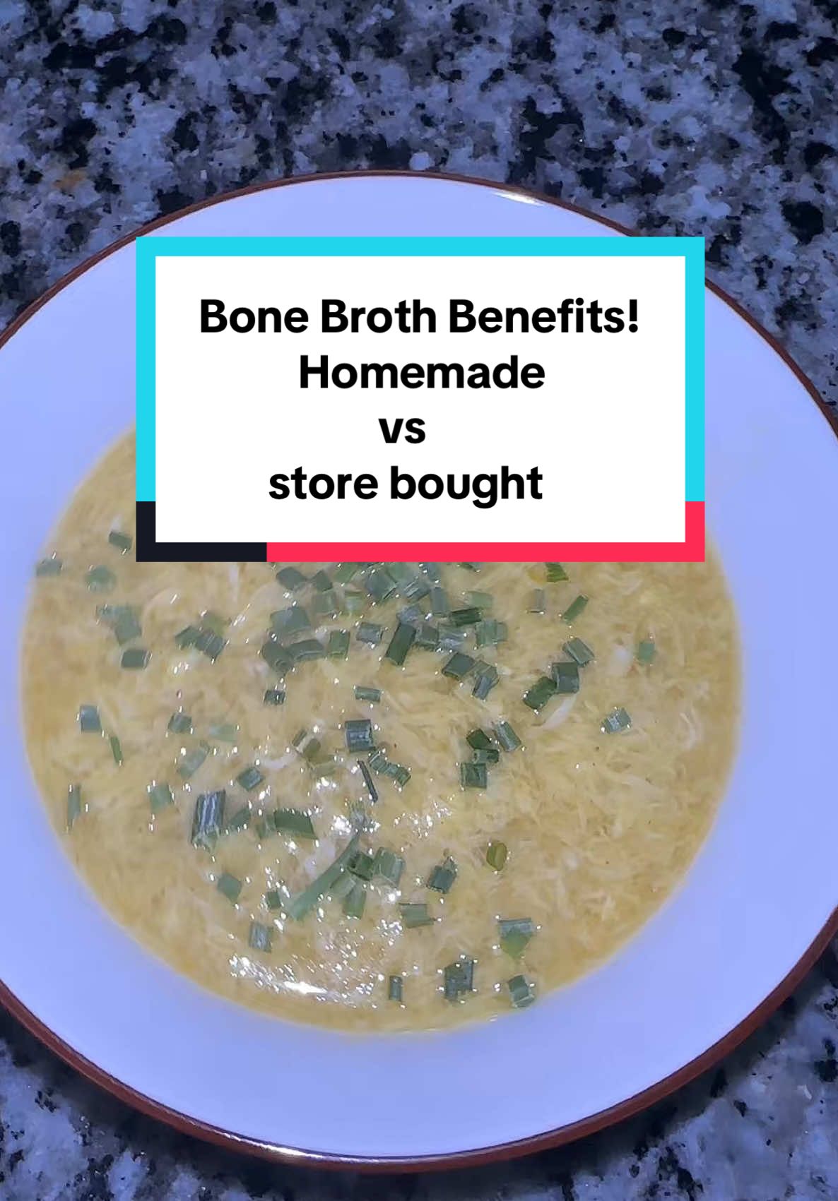 For a fraction of the price you are getting so many health benefits from homemade bone broth! Easy egg drop soup for...