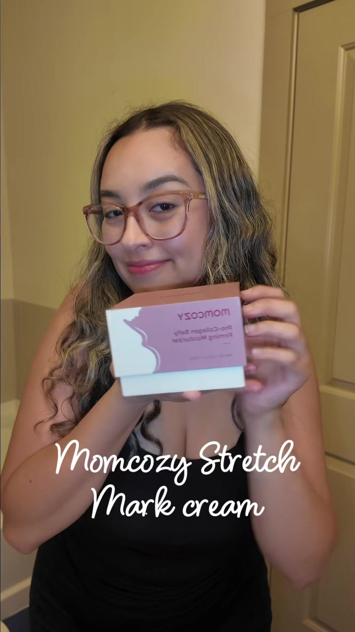 A little extra love for my postpartum skin. 🤍✨ #TikTokShop#Momcozy #StretchMarks #PregnancySkincare #PeptideSkincare...