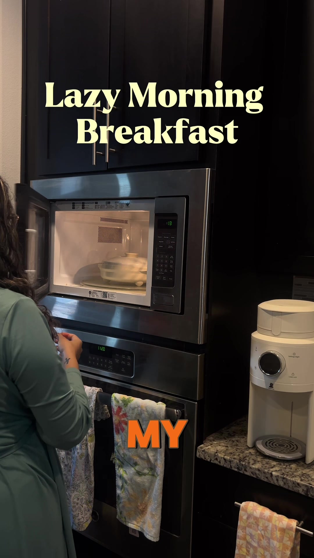 Sleeping in called for a quick breakfast 🍳✨ Rangemate Signature makes microwave cooking so easy—less time, less mess...