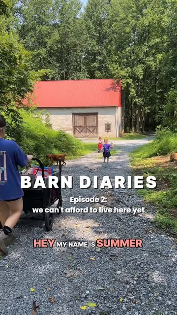 BARN DIARIES Episode2: we can’t afford to live here yet🫣🇺🇸☀️🌿🏡 @callhermama.co @muckbootco @deltachildren @yeti...