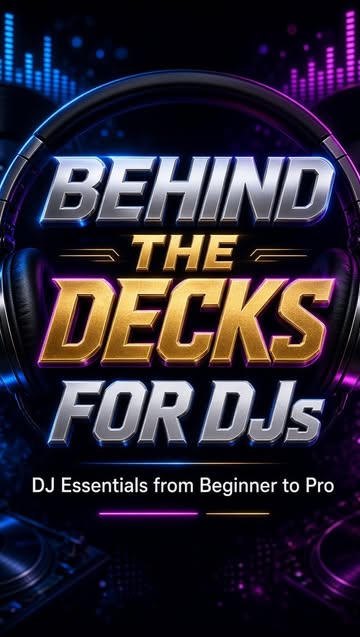 🎧 BEHIND THE DECKS FOR DJS 🎧 For the pros, the beginners & everyone who just wants to make some noise. 🔥 🎛️ DJ ge...