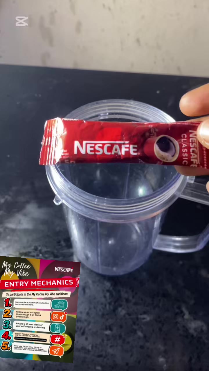 @NESCAFÉ Ghana said your coffee, your vibe . Don’t miss this chance to show off your talent .Can you dance or sing fo...