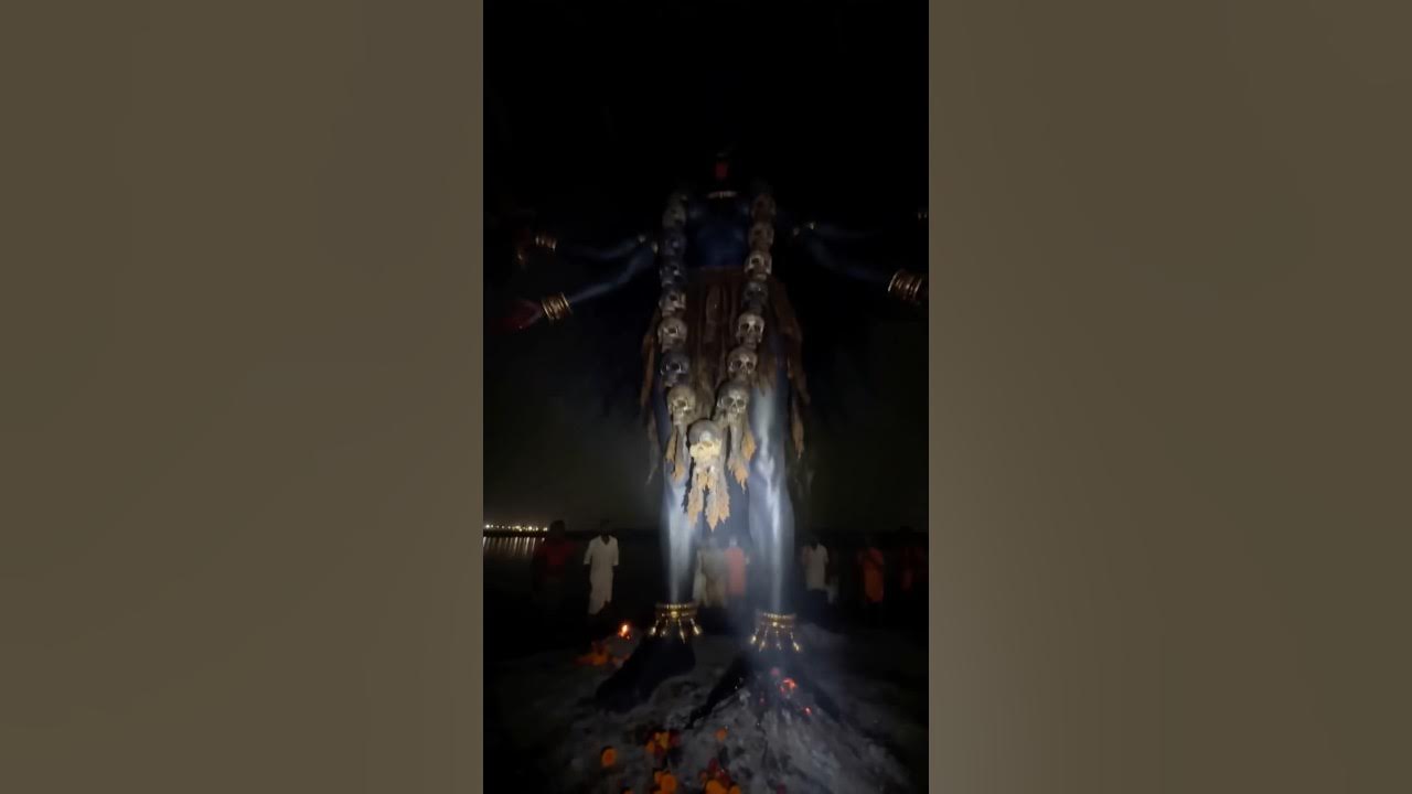 🖤 Mahakali at Night #makali #kalimaa #kalipuja