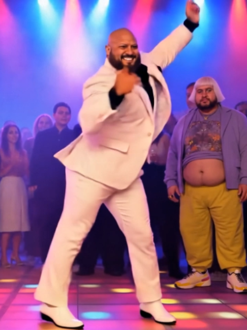 They hired him for security. He secured the dance floor. 🕺😂 #AIComedy #CarltonDance #DanceFloor #FunnyAI #AIVideo