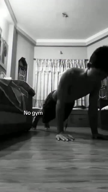 nogym #dicipline #hardwork #nogym #pushup #workout