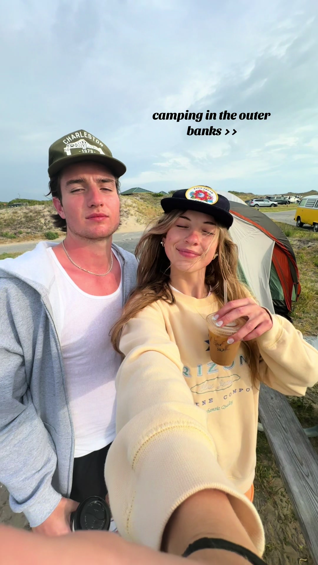 outer banks >> #camping #summer #campingonthebeach #outerbanks #summer2024 #summer #fyp #granola