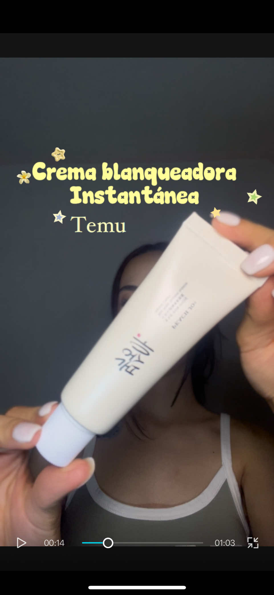 Quedé impresionada con esta crema de Temu⭐️ #mascarillaarroz #cremaarroz #kbeauty