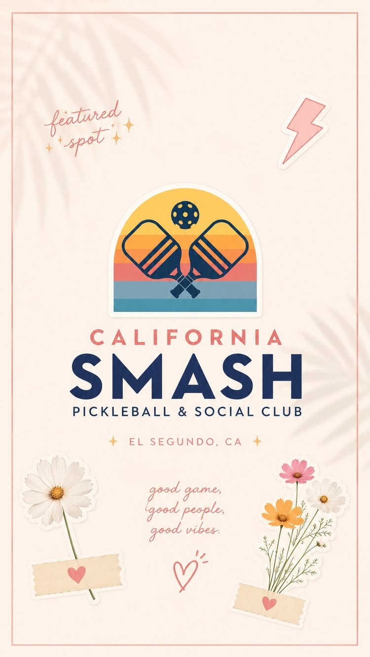 Colorful courts, good vibes, and that perfect paddle pop 🎾✨ Cali Smash is the ultimate spot to play, hang, and meet...