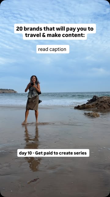 this is actually day 11 - Get paid to create series - TRAVEL BRAND CHEAT SHEET 🧳💙💦 You don’t need a big following...