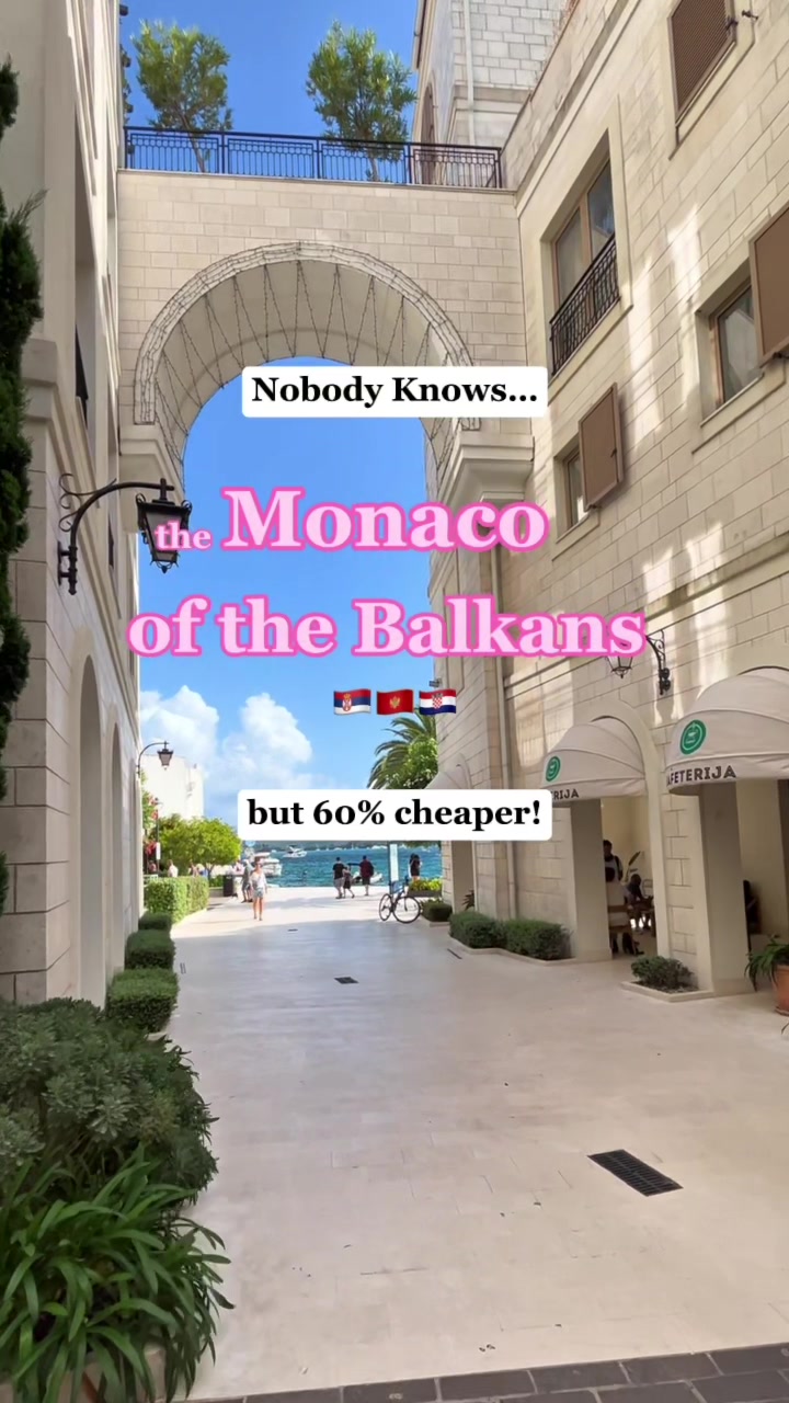 📍Discover one the most underrated country in Europe with me! ✈️🇲🇪 - - - - - #tivat #montenegro #fyp #travel #trave...