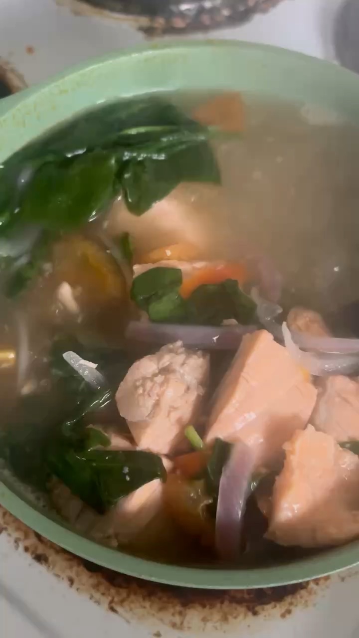 Salmon Vegetable Soup