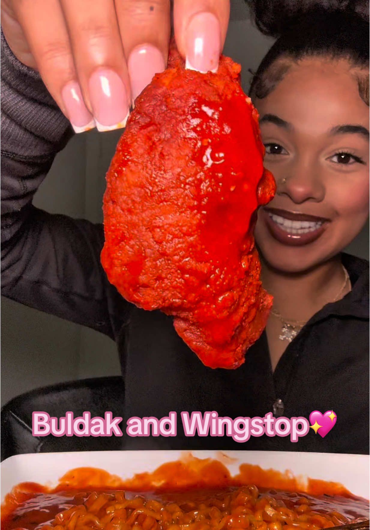 I could NEVERRRR GET TIRED OF THIS COMBO!! I made the 2x Buldak with extra spice and OMFG THIS WAS SOOOO SPICYYY!!! I...