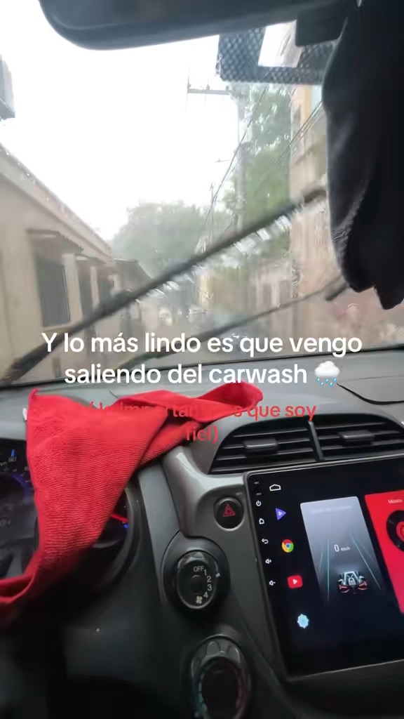 Cuando voy a lavar el carro
