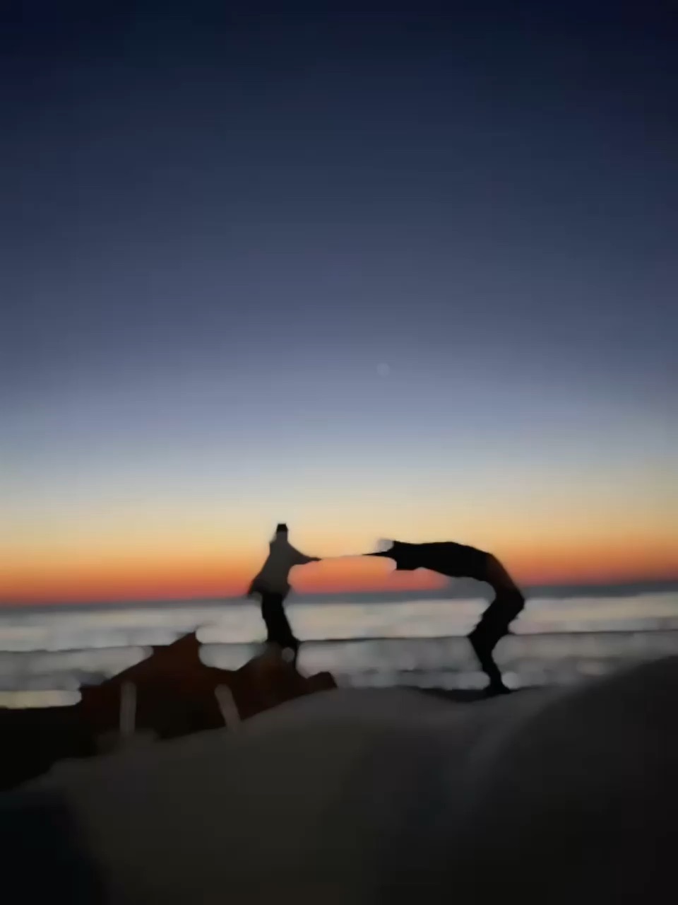 In love at the sunrise