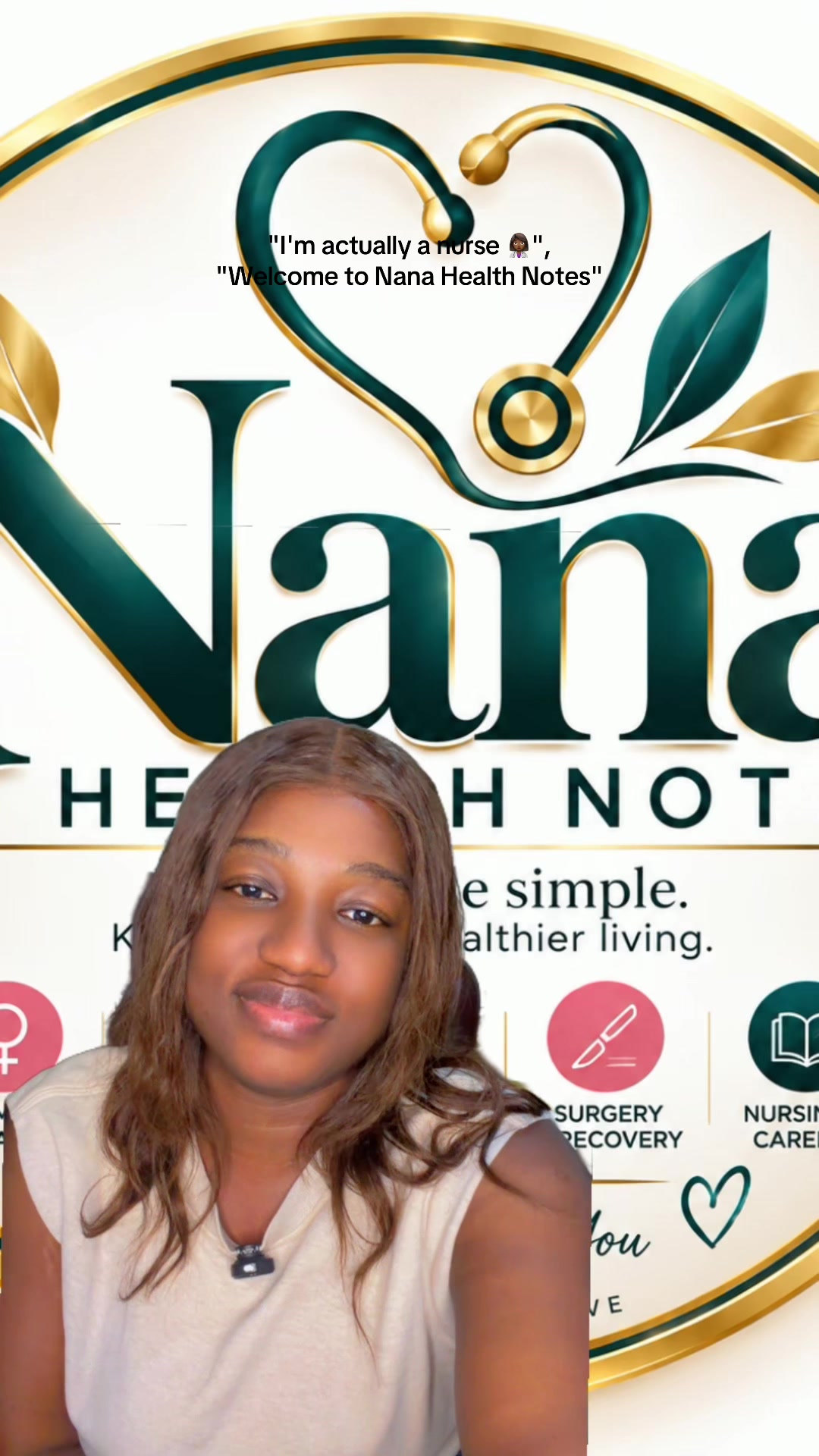 New chapter for this account 💚 Health made simple, from a nurse. Free checklist in bio. #nanahealthnotes #nursetok #...