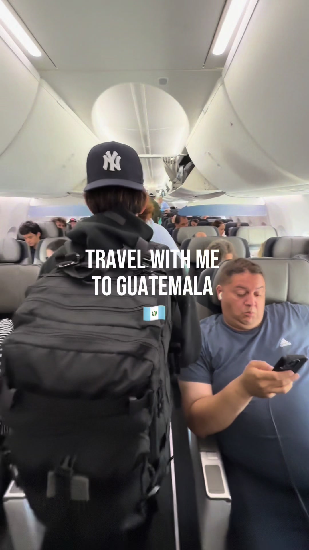 4 hr and 30 min flight from LAX - GUA was lowkey light work #travel #airport #guatemala #fyp #plane