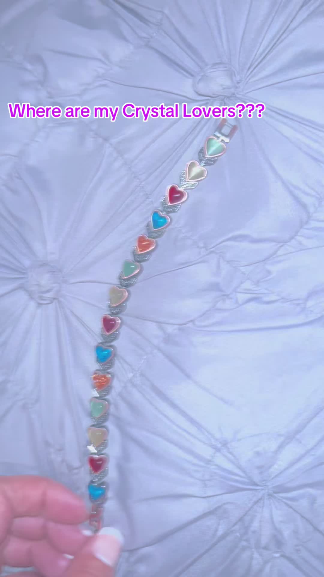 This is a beautiful crystal bracelet made with copper. It’s a steal! #crystaltok #hippie