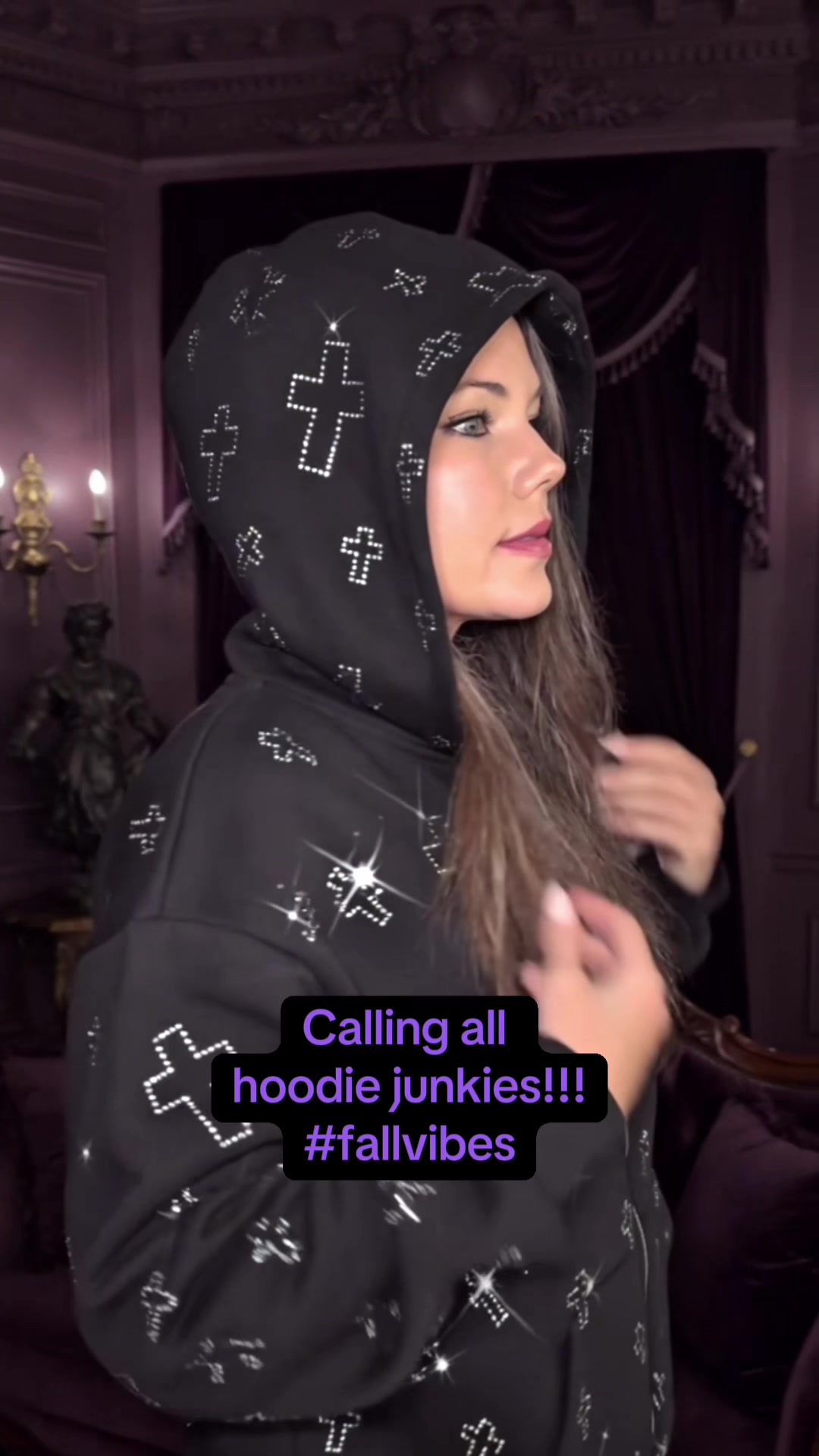 May or may not be a hoodie junkie 🤭🤭 #hoodie #streetwear #fall #y2k