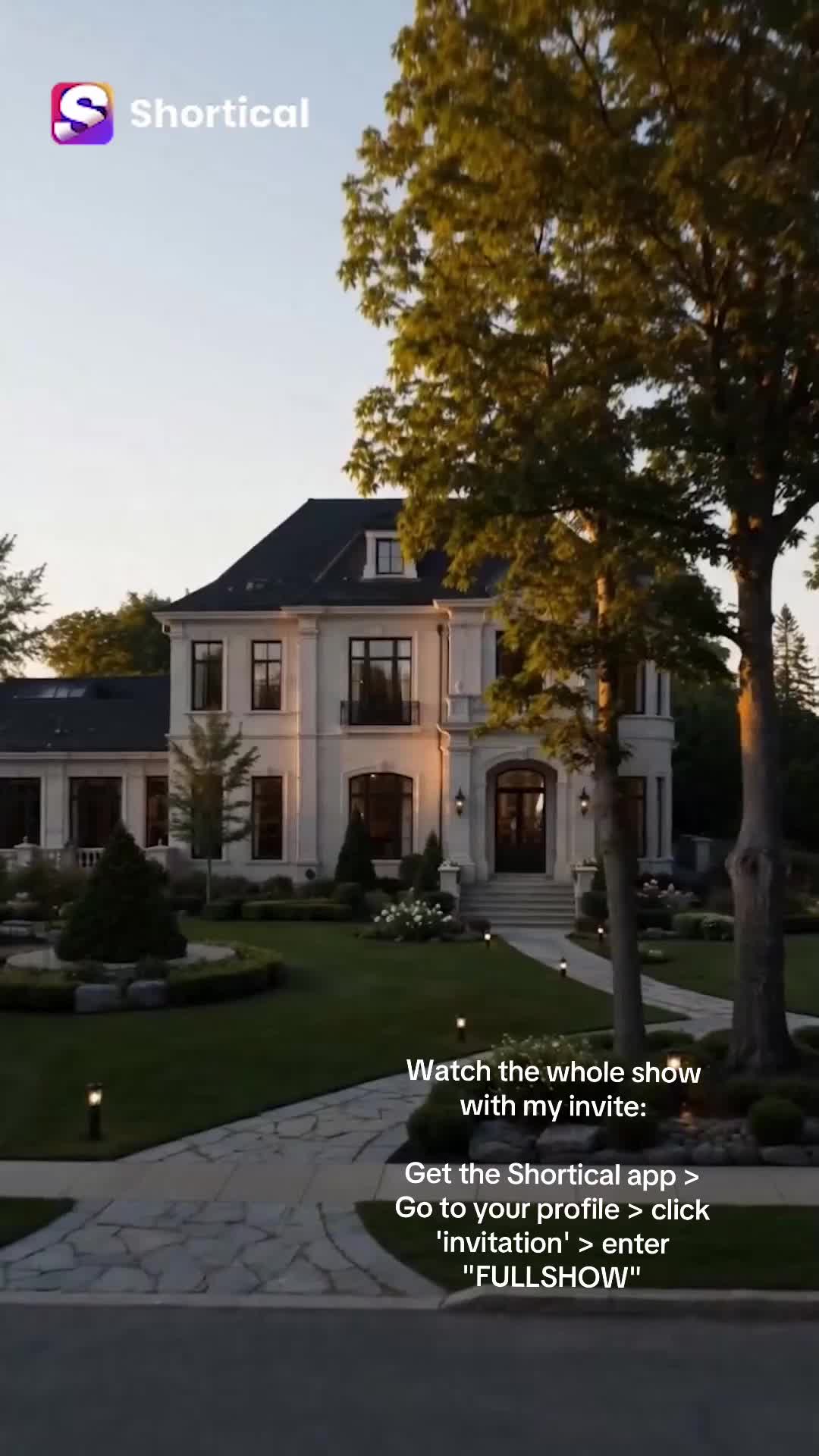 Download the Shortical app and use the invite FULLSHOW to unlock the whole show, From Trailer Park to Mansion! #short...