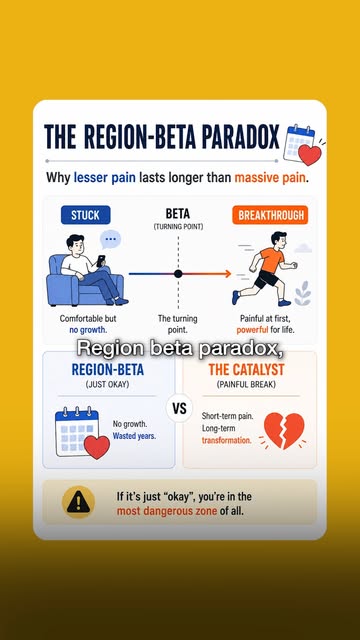 The worst place to be isn't rock bottom, it's actually the middle. Here's why: #regionbetaparadox #mentalmodels