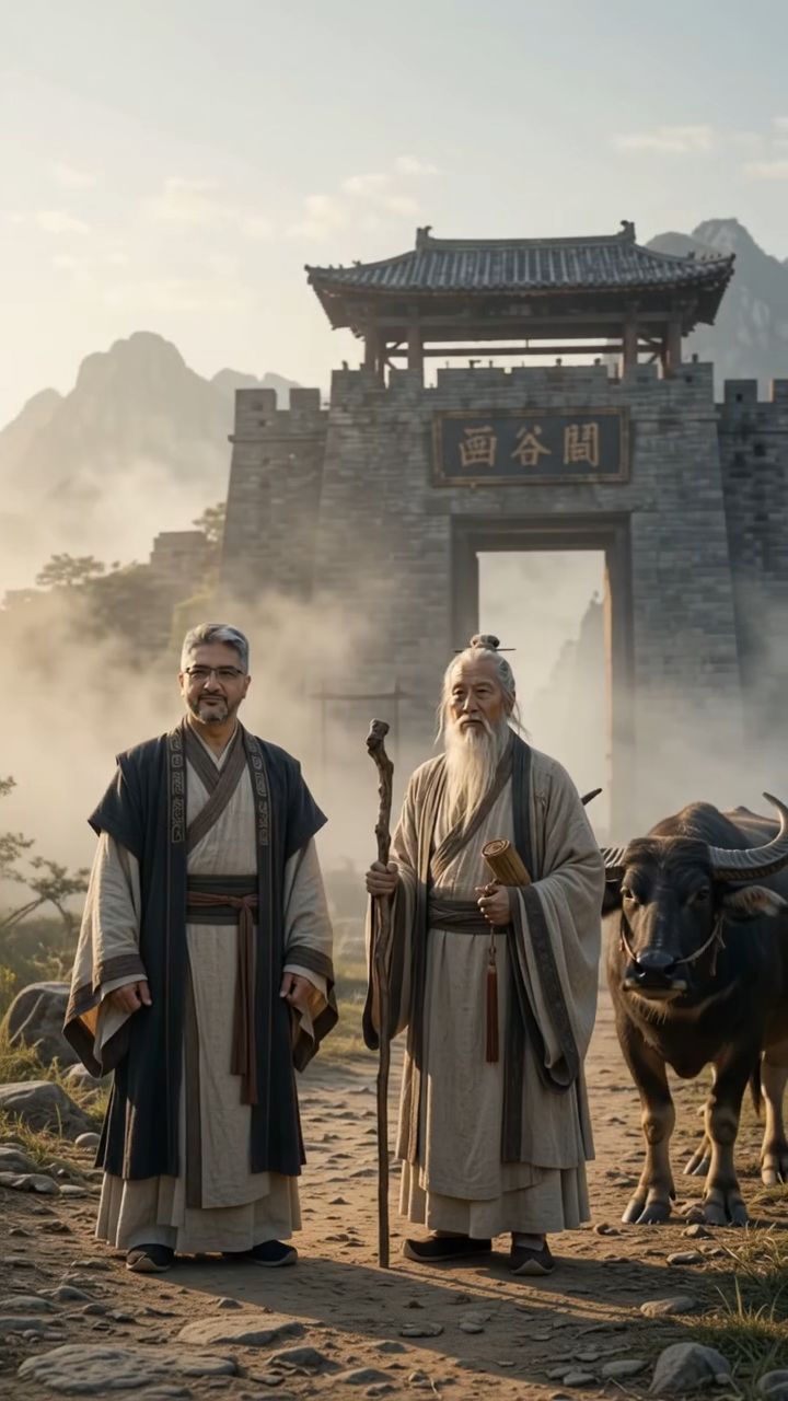 Time traveler meets Lao Tzu