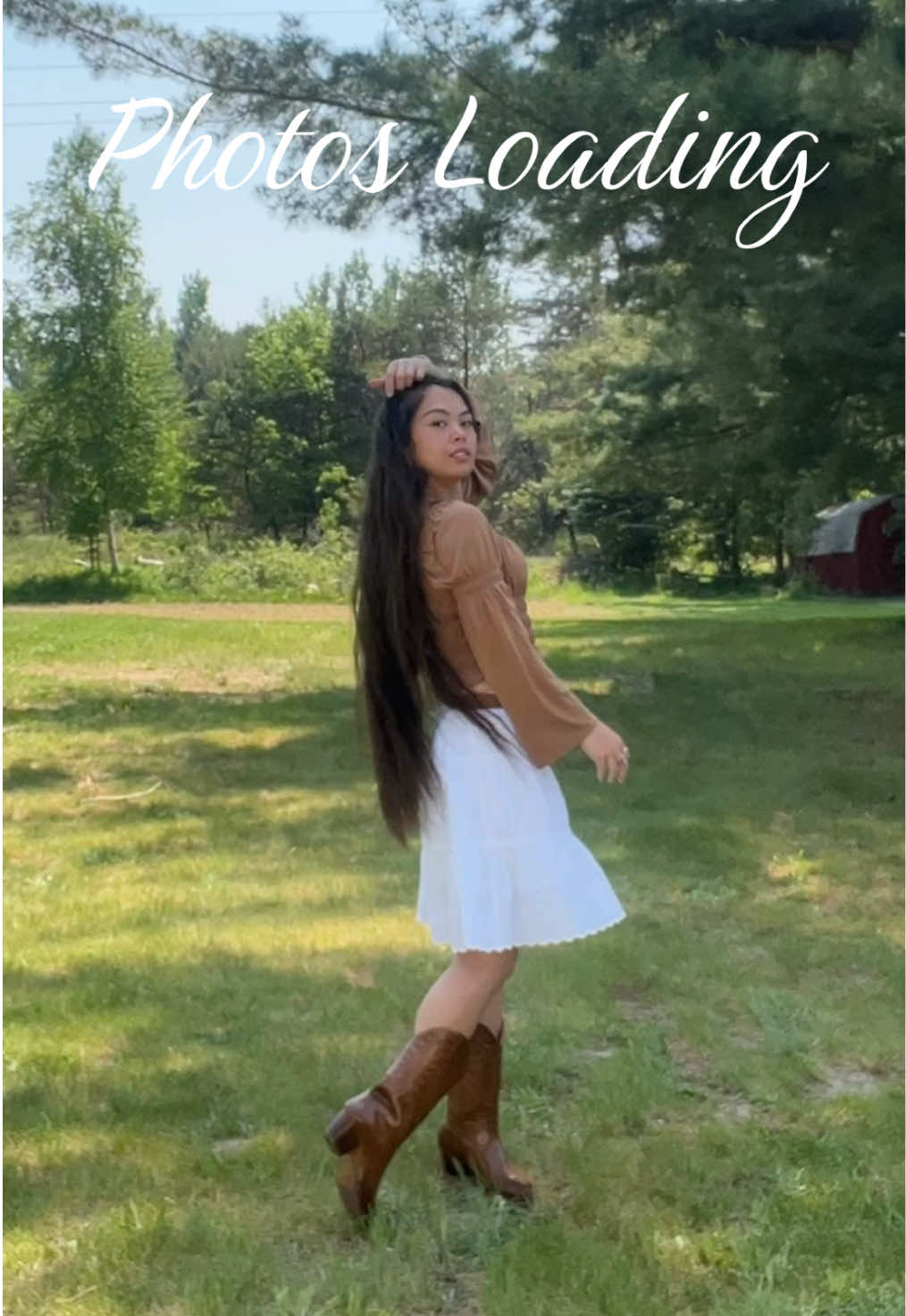 A girl cowgirl with no cow but eats like a cow 😂#cowgirls #cowgirl #cowboy #fit #smallfarmlife