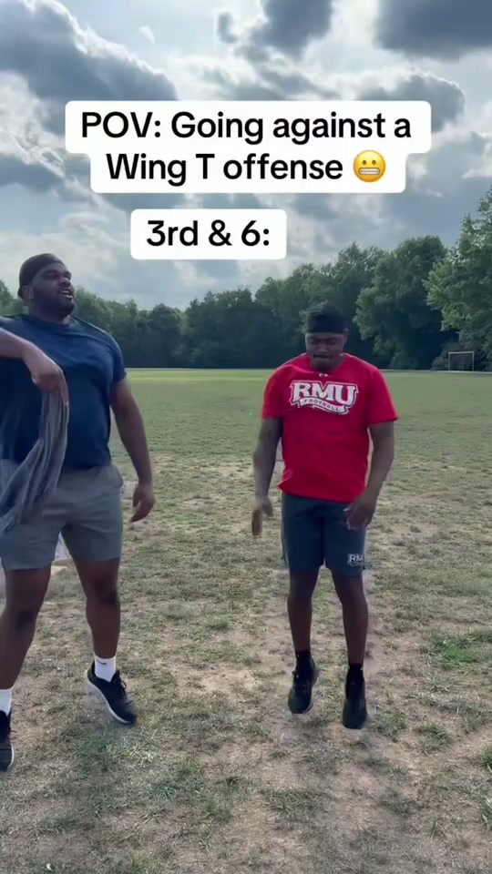 The Wing T brings emotional damage 😭 #fypシ #pov #d1football #viraltiktok #footballtok @DJ Moyer 😎