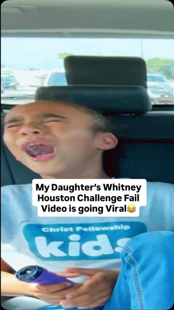 Mommy Did the BOOM! 😂 my Daughter’s #WhitneyHouston #challenge #fail video is going #viral watch the video and let m...