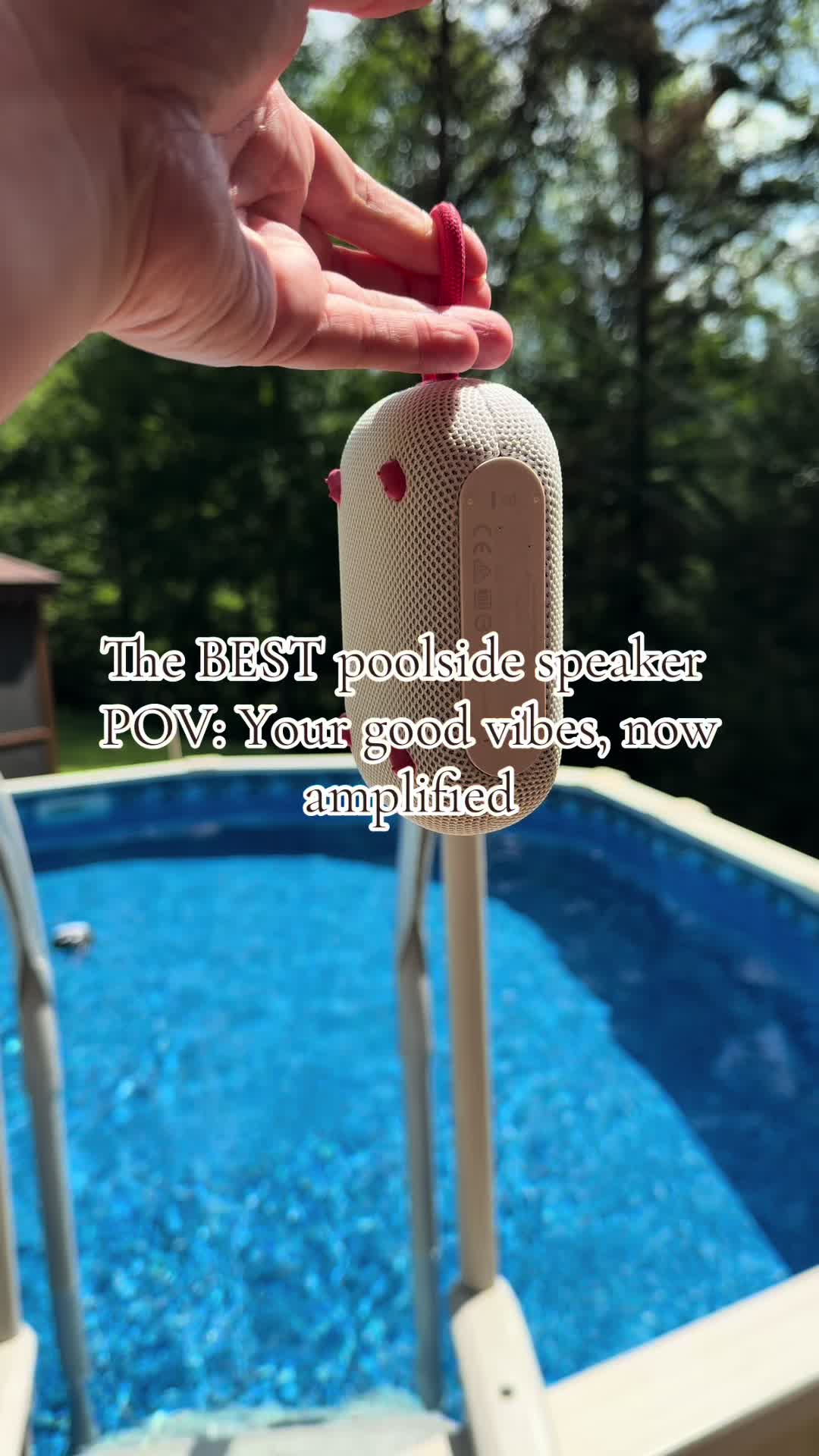 Goooo grab this speaker now. It’s waterproof and it’s SO EASY to connect to!!! I hate when I can’t connect to Bluetoo...