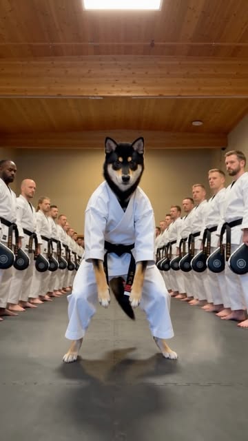Not ai😅🥋 #dog #petmemes #shiba #shibainu #doglife