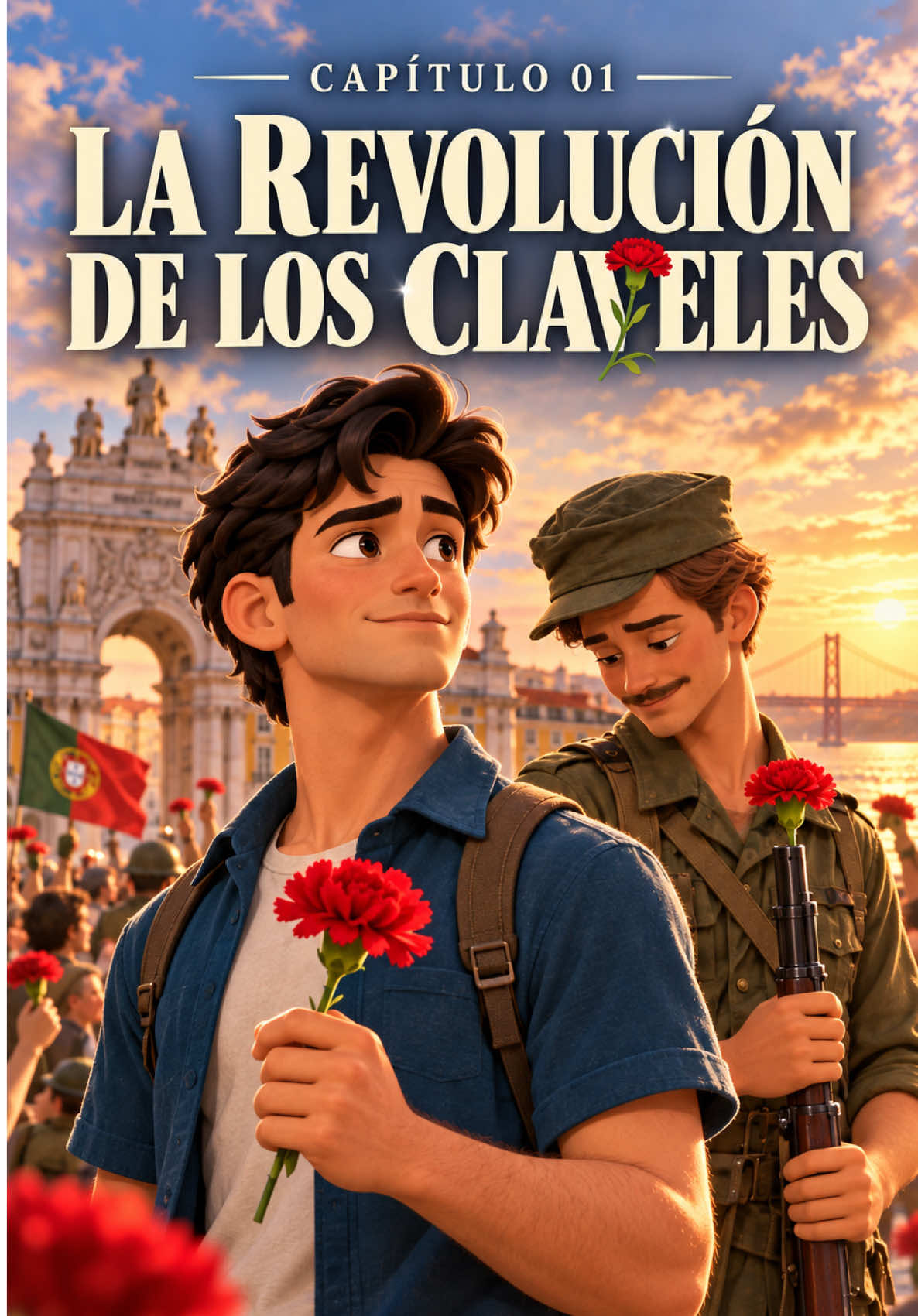 El clavel que dio nombre a una revolución 🌹 #25deAbril #RevolucaodosCravos #Portugal