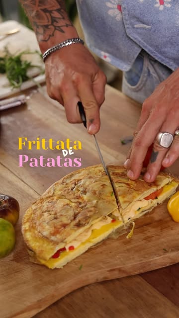 We started with a Spanish omelette sandwich. Somewhere along the way, Britney Spears got involved. The recipe survive...