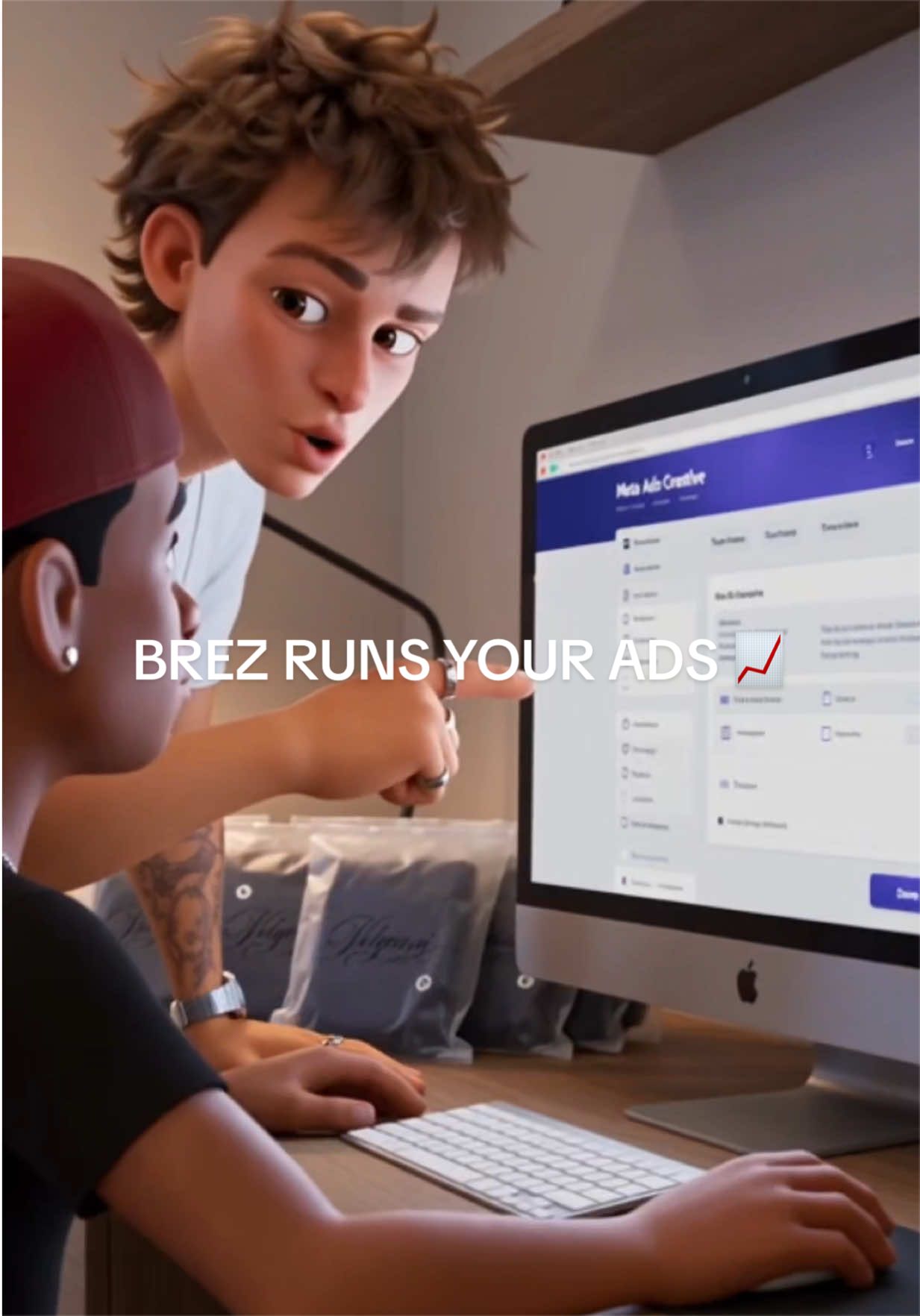 Would you let @brezscales run your ads for you? 📈 Comment “Sheet” to learn how I made this video! ❤️ #aianimation #s...