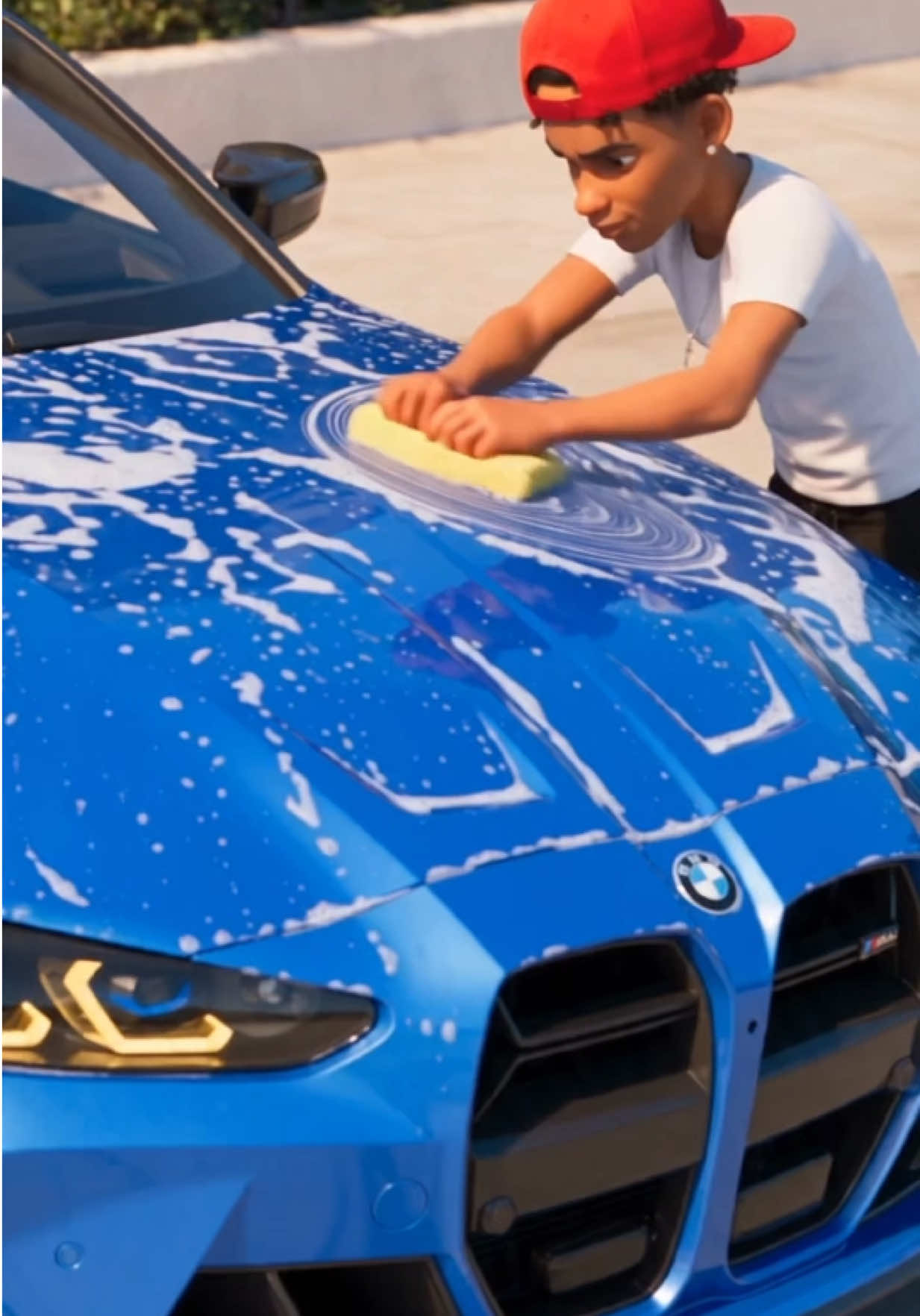 Detailing be like…🤣 #higgsfield #carwashing #detailingcars #cartoon
