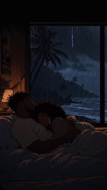 Calm. ❤️ #lofiasthetic #cartoon #purpleaesthetic #2danimations #afrohair