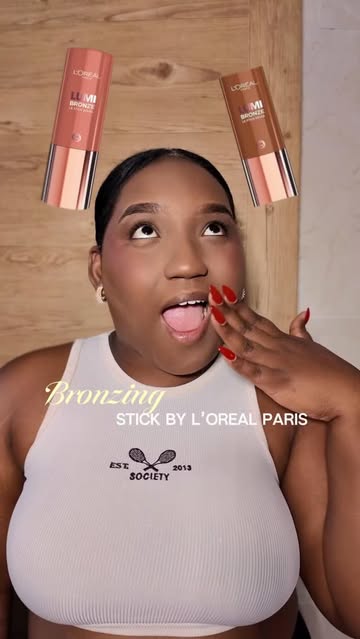 @lorealparis ✨ #giftedbylorealparis #zfluencexlumibronze #lumibronzestick #makeup