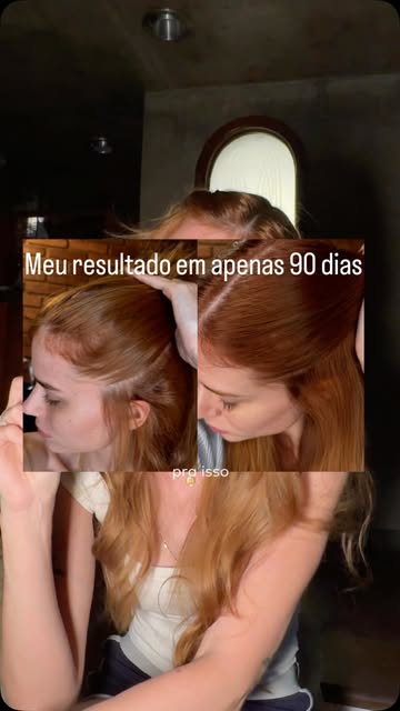Resultados reais, de quem decidiu olhar para a raiz. 🌿 Com consistência e uma rotina de cuidado com o couro cabeludo...